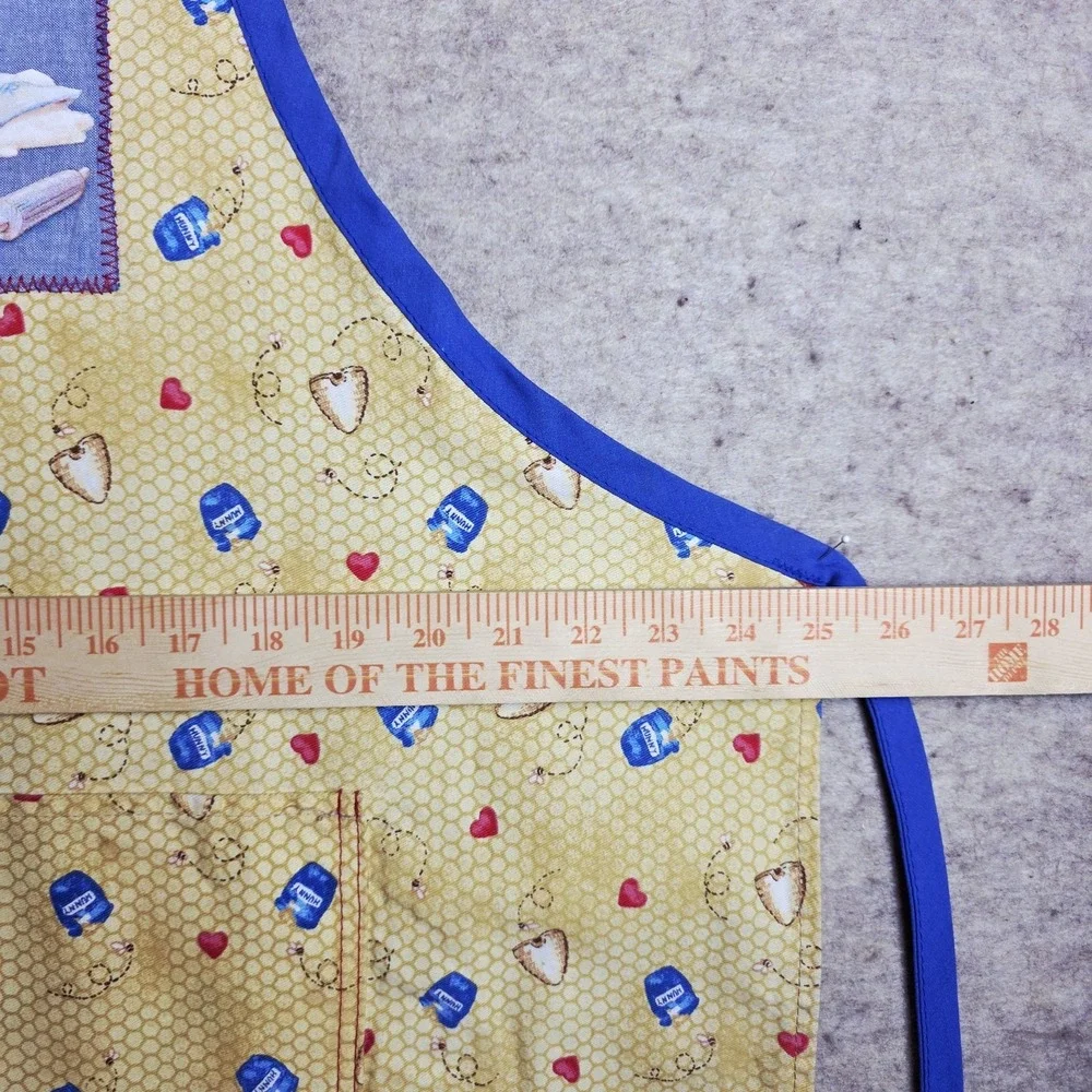 Vintage Winnie the Pooh Cooking‎ Apron Tigger  Piglet Yellow 1990s 100% Cotton